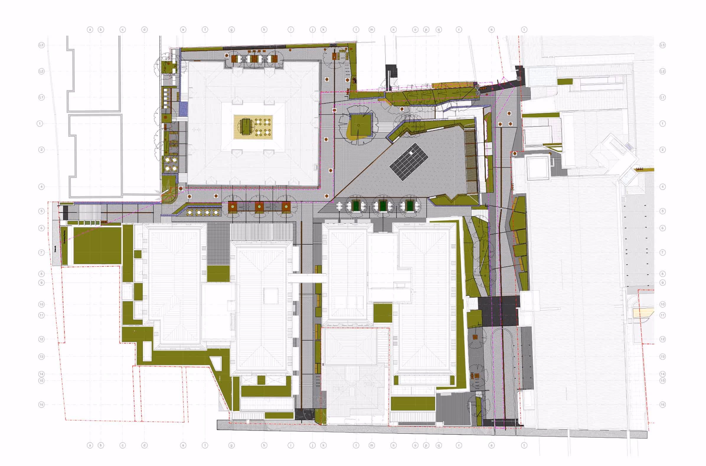 hotel precinct landscape plan