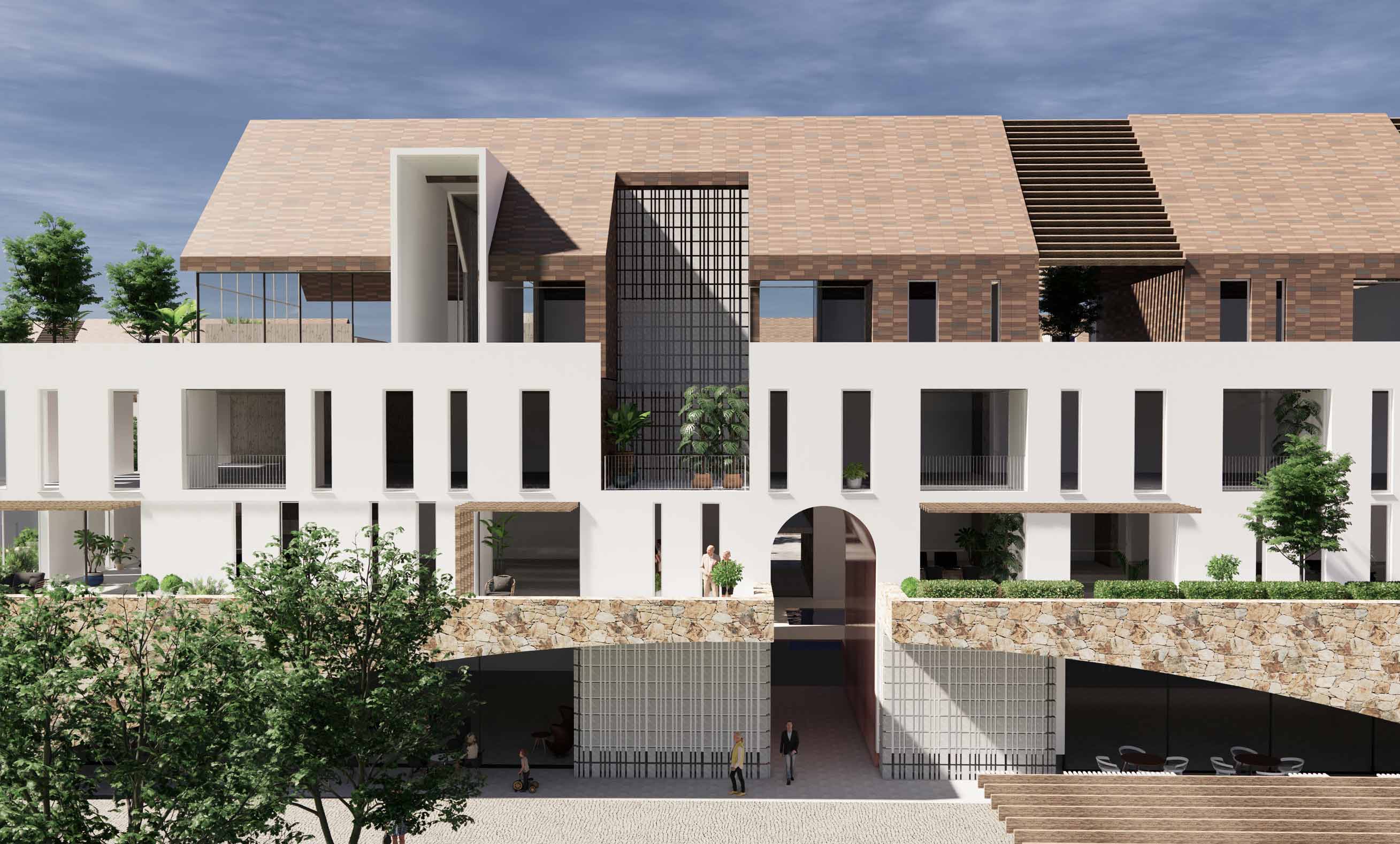 conceptual view from river terraces